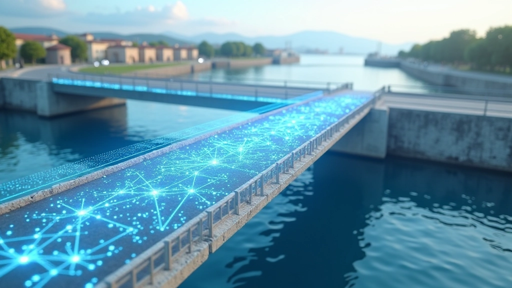 Modello digitale di ponte con sensori IoT integrati