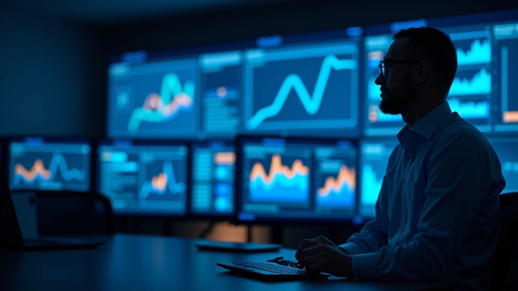 Dashboard di monitoraggio con visualizzazioni grafiche in tempo reale, mappe di calore di temperature, grafici di pressione delle reti idriche